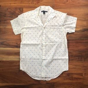 Marc by Marc Jacob’s polka dot button down. Size M.